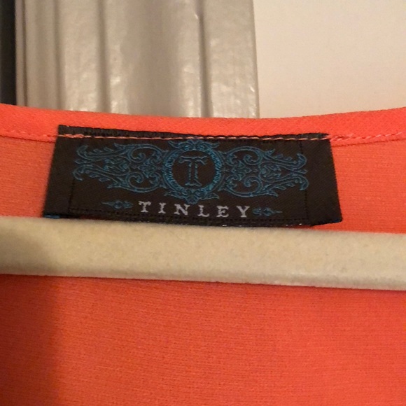 Orange dress with front zipper - Picture 3 of 6